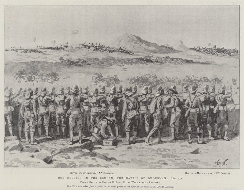 Our Success in the Soudan, the Battle of Omdurman, 6.30 am by William Barnes Wollen