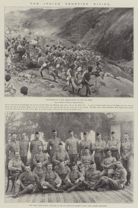 The Indian Frontier Rising by William Barnes Wollen