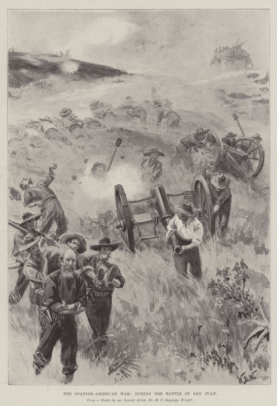 The Spanish-American War, During the Battle of San Juan by William Barnes Wollen