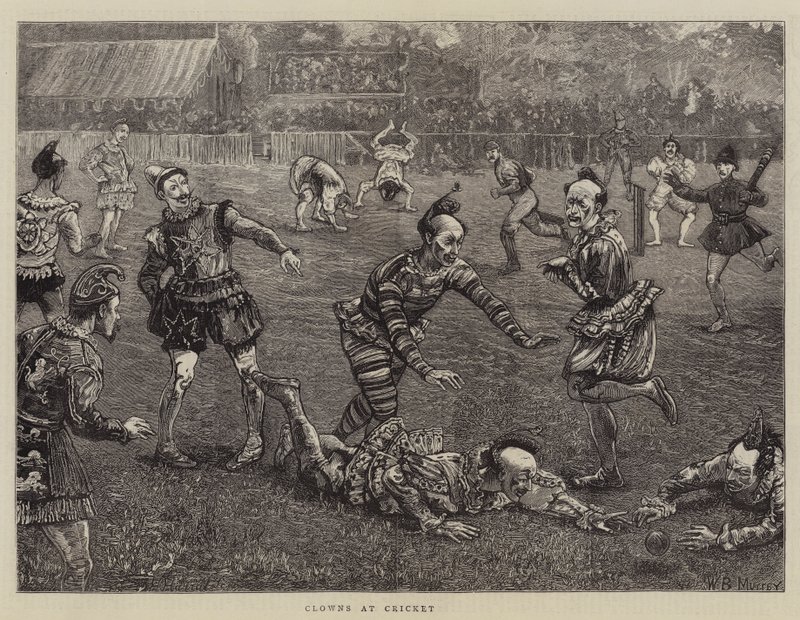 Clowns at Cricket by William Bazett Murray