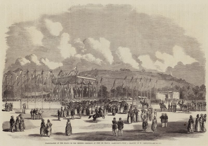 Inauguration of the Statue to the Empress Josephine at Fort de France, Martinique by William Carpenter