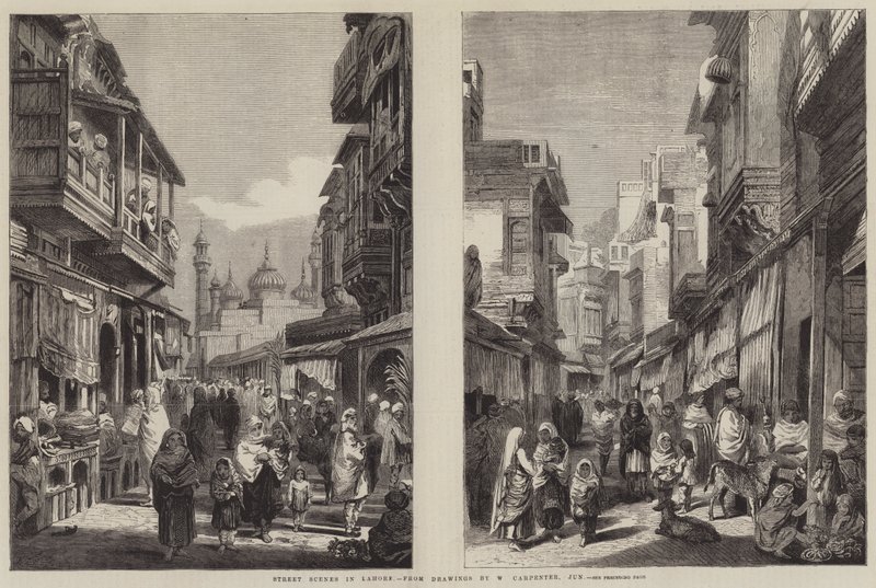 Street Scenes in Lahore by William Carpenter