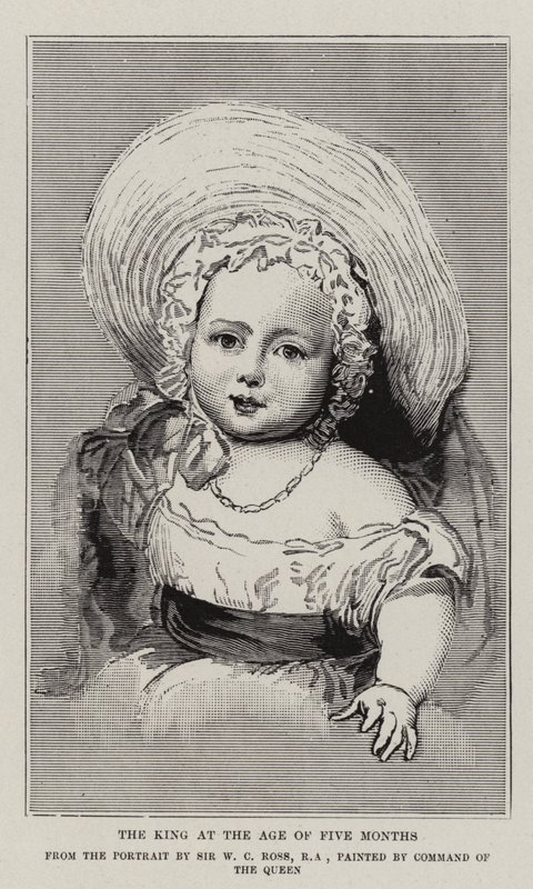 The King at the Age of Five Months by William Charles Ross