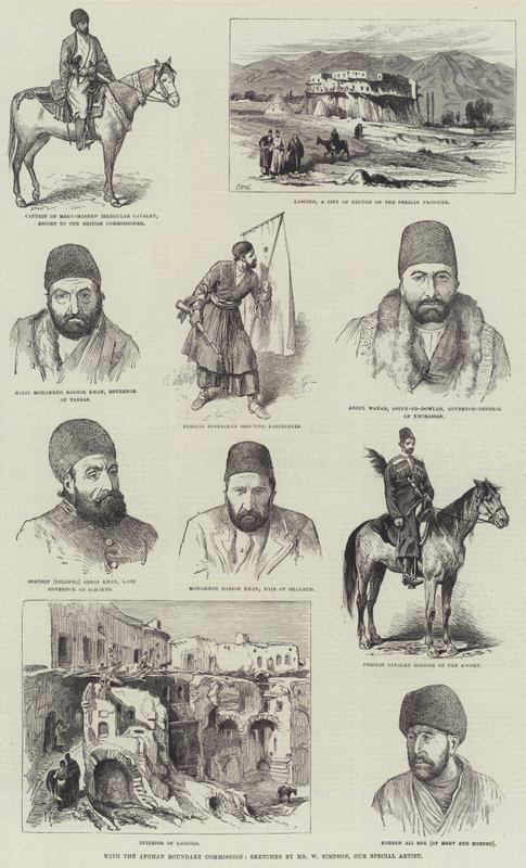 With the Afghan Boundary Commission by William Crimea Simpson