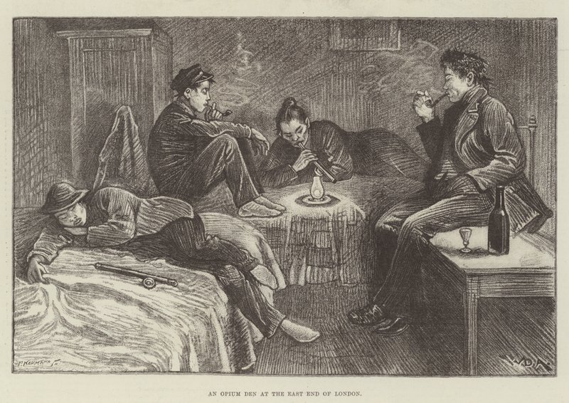 An Opium Den at the East End of London by William Douglas Almond