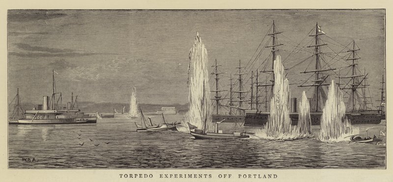 Torpedo Experiments off Portland by William Edward Atkins