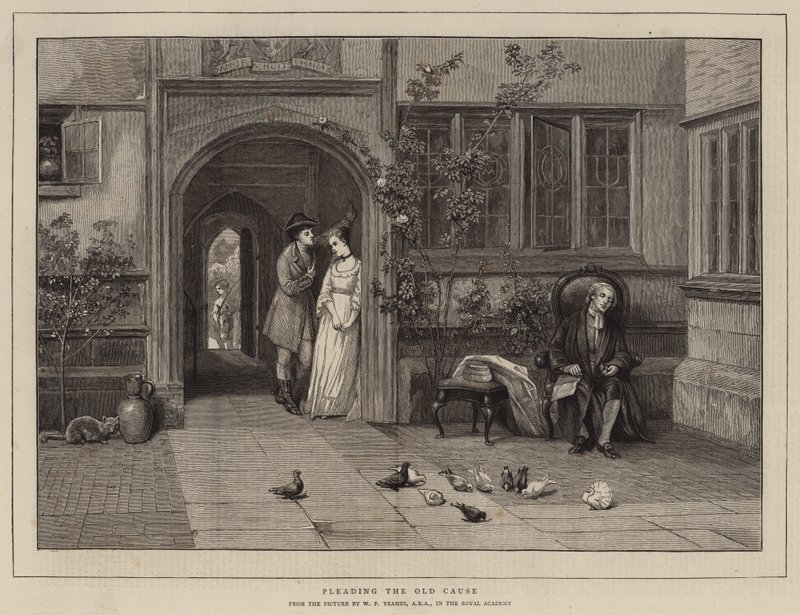Pleading the Old Cause by William Frederick Yeames