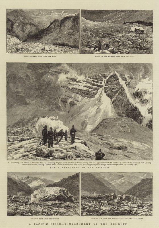 A Pacific Siege, Bombardment of the Risikopf by William Lionel Wyllie