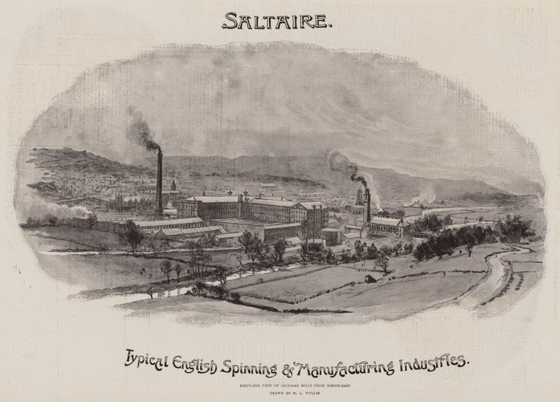 Advertisement, Saltaire by William Lionel Wyllie