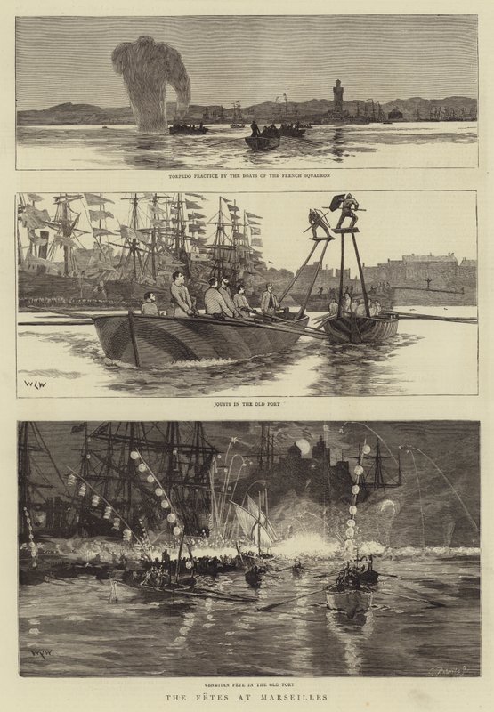 The Fetes at Marseilles by William Lionel Wyllie