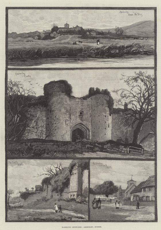 Rambling Sketches, Amberley, Sussex by William Rainey