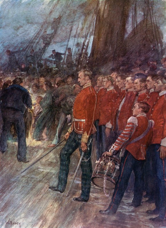 The Loss Of The Birkenhead by William Rainey