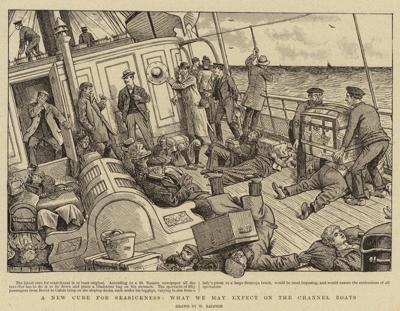 A New Cure for Seasickness, what we may expect on the Channel Boats by William Ralston