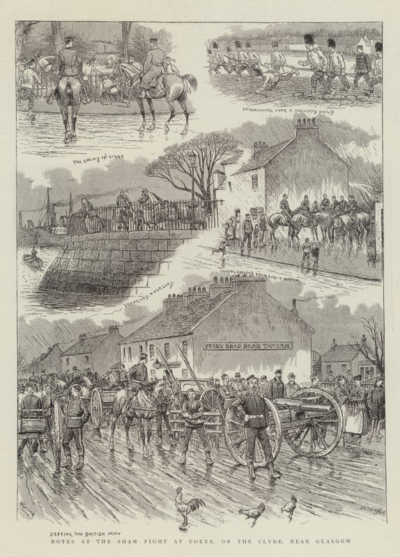Notes at the Sham Fight at Yoker, on the Clyde, near Glasgow by William Ralston
