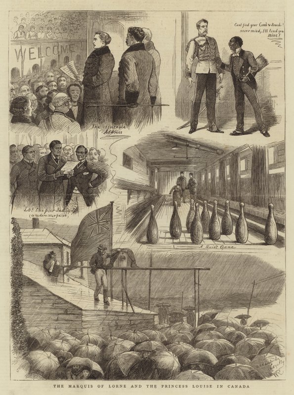 The Marquis of Lorne and the Princess Louise in Canada by William Ralston