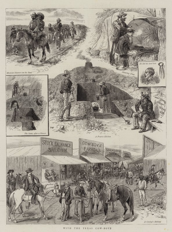 With the Texas Cow-Boys by William Ralston