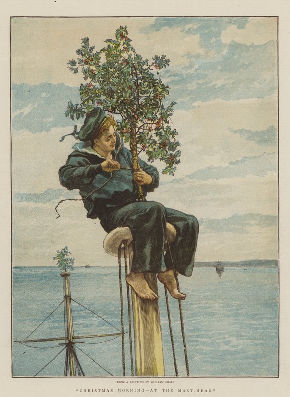 Christmas Morning, at the Mast-Head by William Small
