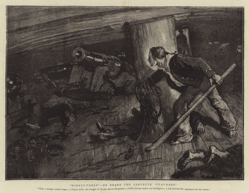 Ninety-Three, on Board the Corvette Claymore by William Small