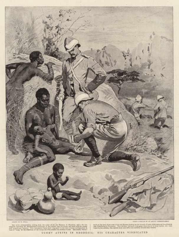 Tommy Atkins in Rhodesia, His Character Vindicated by William Small