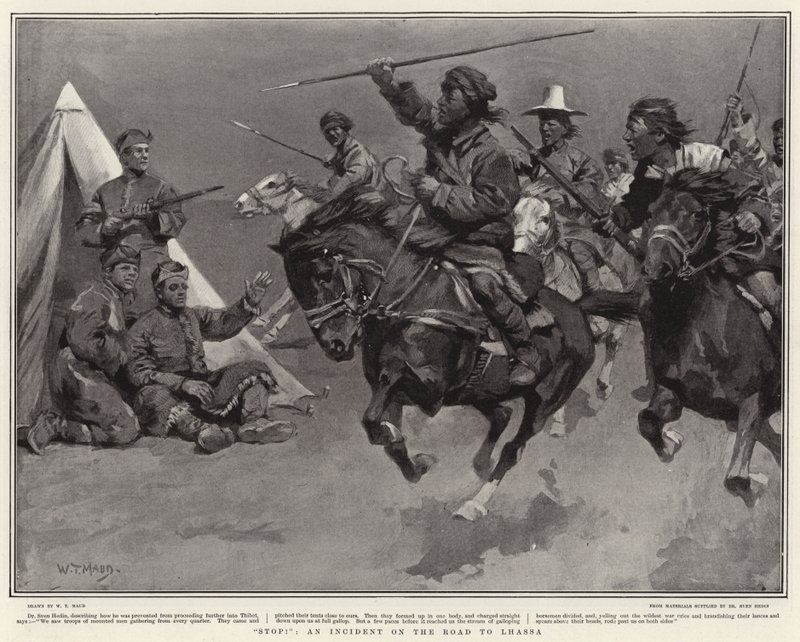 Stop!, an Incident on the Road to Lhassa by William T. Maud