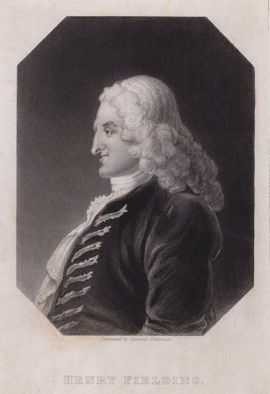 Henry Fielding, English novelist and playwright by William (after) Hogarth