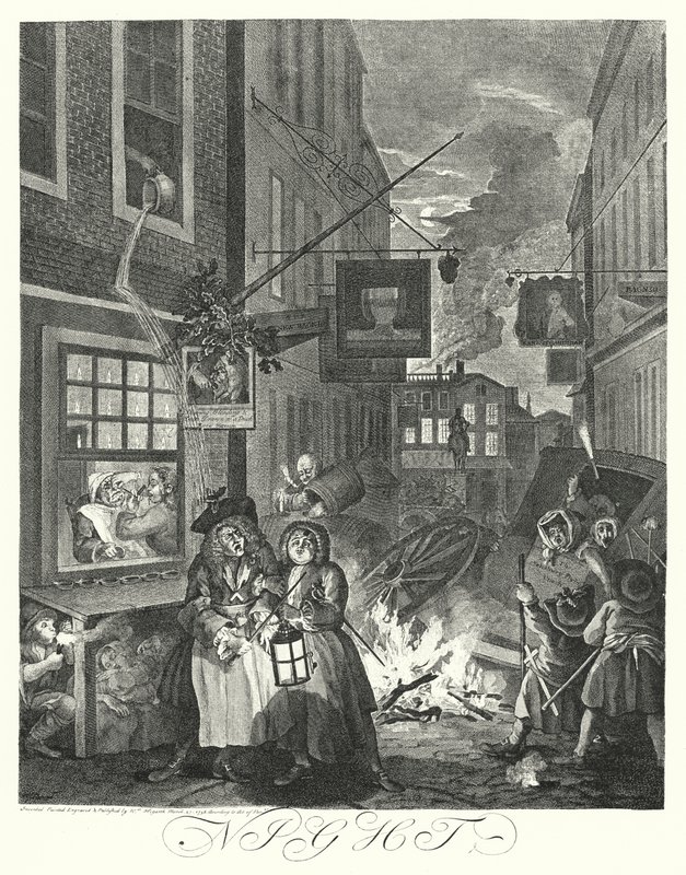 Night by William (after) Hogarth