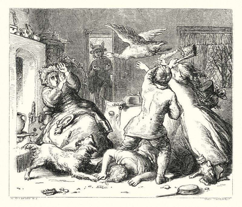 The Goose by William (after) Mulready