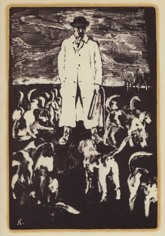 Illustration for Memoirs of a Fox-Hunting Man by Siegfried Sassoon by William (after) Nicholson