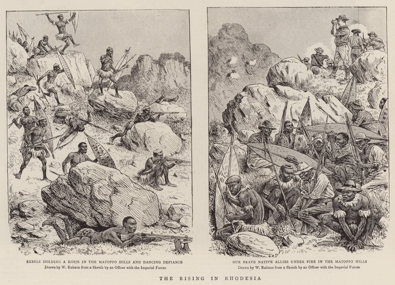 The Rising in Rhodesia by William (after) Ralston