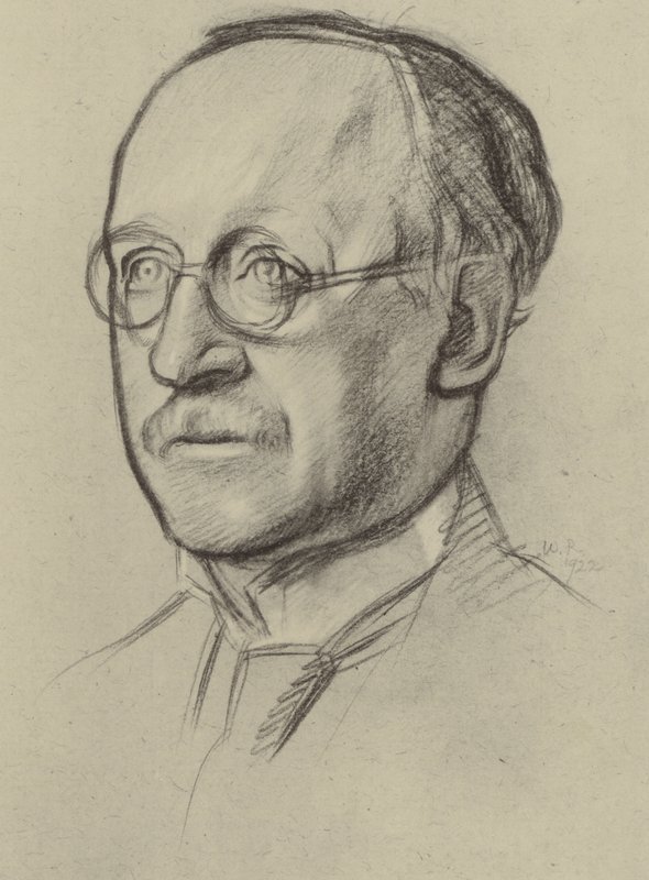 Sir Edwin Lutyens, RA by William (after) Rothenstein