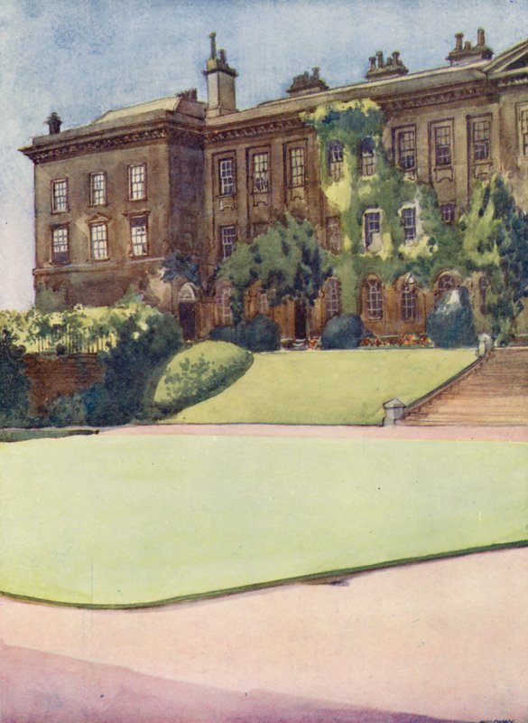 Worcester College front quadrangle by William Ainsworth Wildman