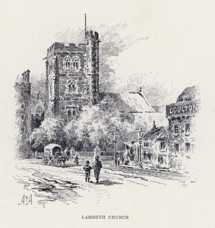 Lambeth Church by William Alexander Ansted