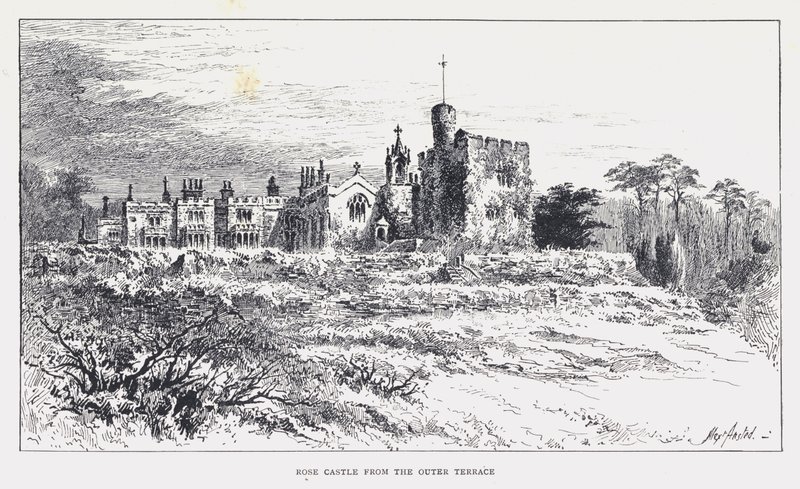Rose Castle from the Outer Terrace by William Alexander Ansted