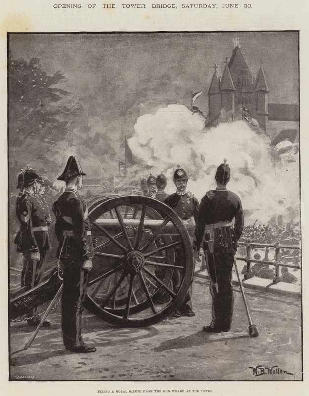Opening of the Tower Bridge, Saturday, 30 June by William Barnes Wollen