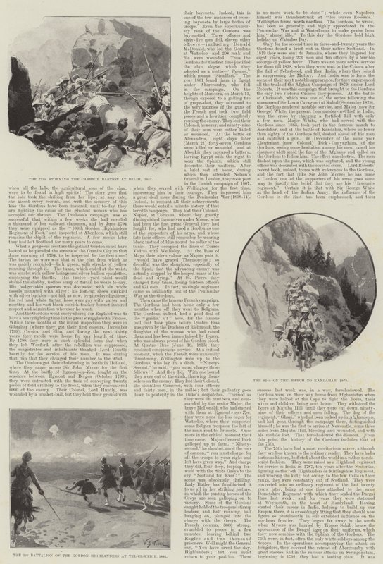 The Gordon Highlanders and their Doughty Deeds of the Past by William Barnes Wollen