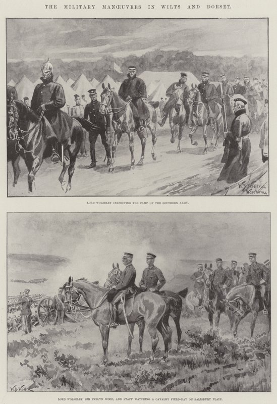 The Military Manoeuvres in Wilts and Dorset by William Barnes Wollen