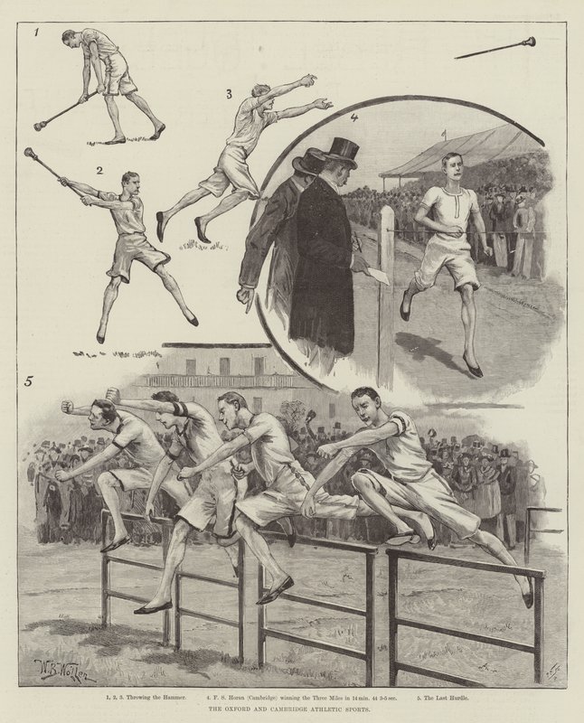 The Oxford and Cambridge Athletic Sports by William Barnes Wollen