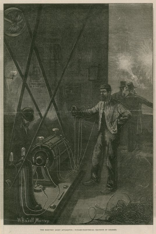 The Electric Light: Dynamo-Electrical Machine of Gramme by William Bazett Murray