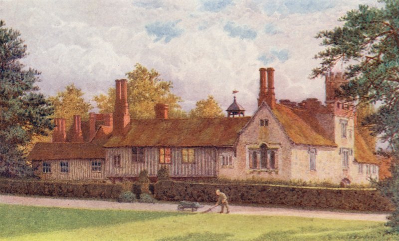 Ightham Mote from the Terrace by William Biscombe Gardner