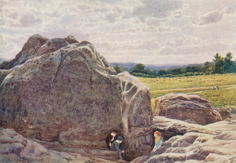 Looking Towards the Happy Valley from the Rocks on the Common, Tunbridge Wells by William Biscombe Gardner