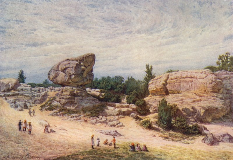 The Toad Rock, Rusthall Common, Tunbridge Wells by William Biscombe Gardner