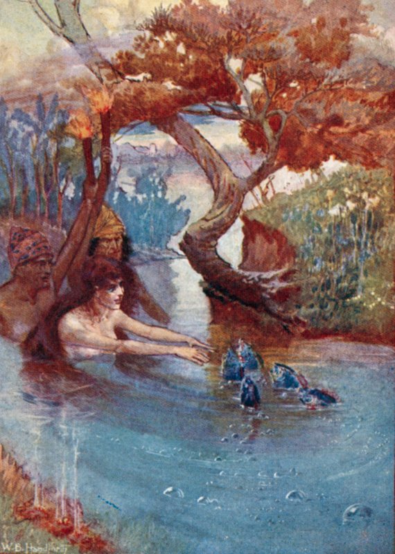 Illustration for Vathek, An Arabian Tale, by William Beckford by William Bradshaw Handforth