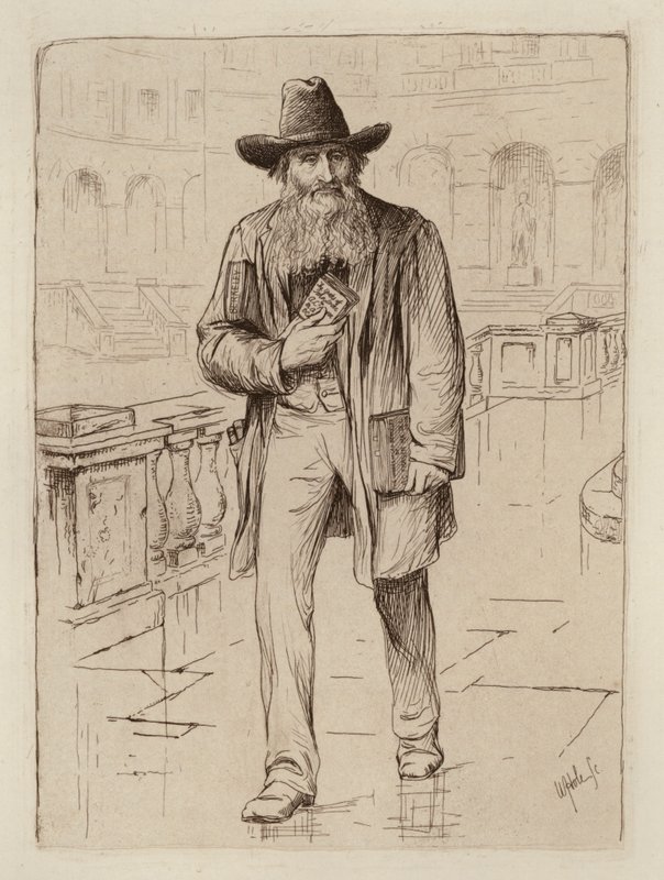 Alexander Campbell Fraser, Professor of Logic and Metaphysics (engraving) by William Brassey (after) Hole