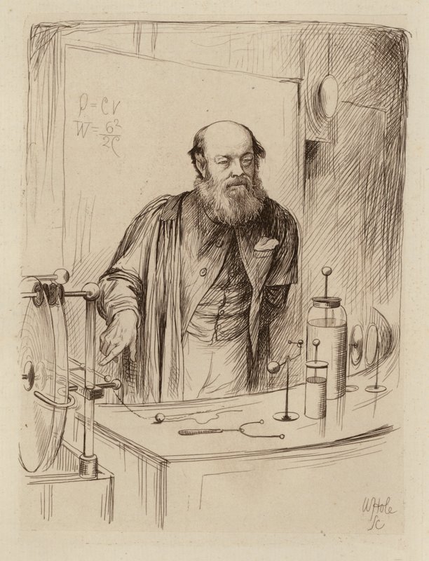 Peter Guthrie Tait, Professor of Natural Philosophy by William Brassey (after) Hole