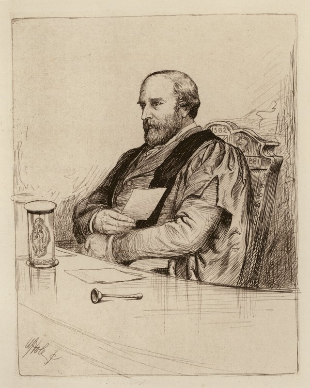 Thomas Grainger Stewart, Professor of the Practice of Physic (engraving) by William Brassey (after) Hole