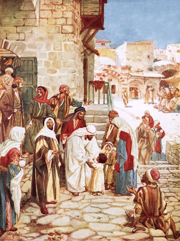Jesus Blessing Little Children by William Brassey Hole
