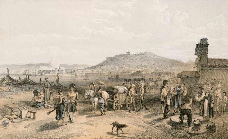 Kertch from the north by William Crimea Simpson