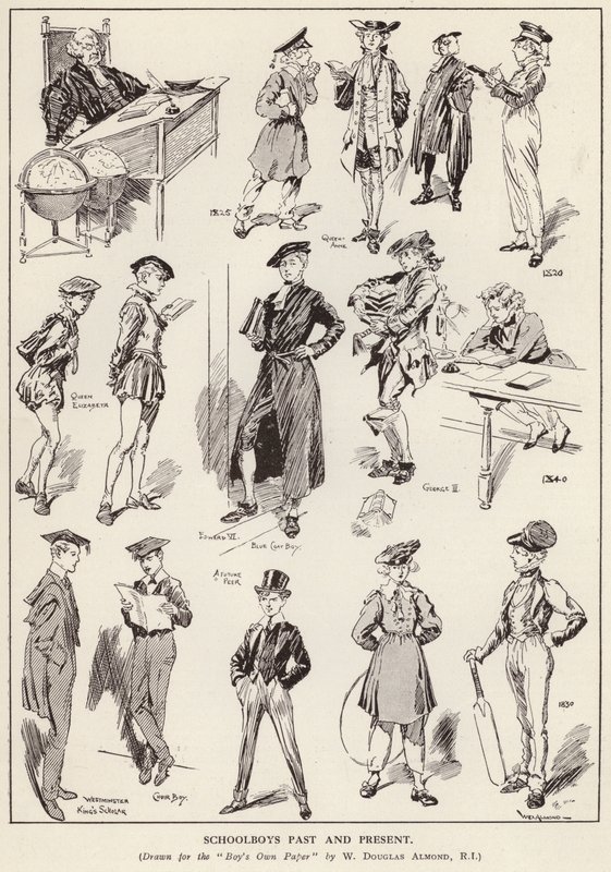 Schoolboys through the ages by William Douglas Almond