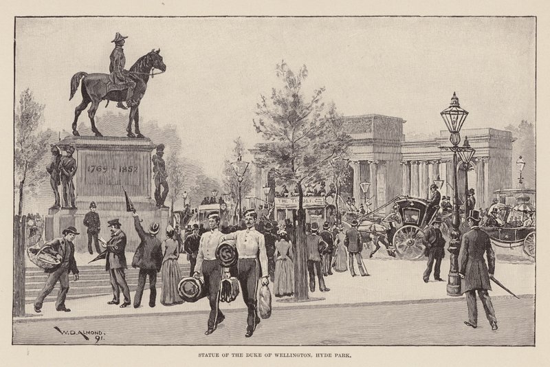 Statue of the Duke of Wellington, Hyde Park by William Douglas Almond