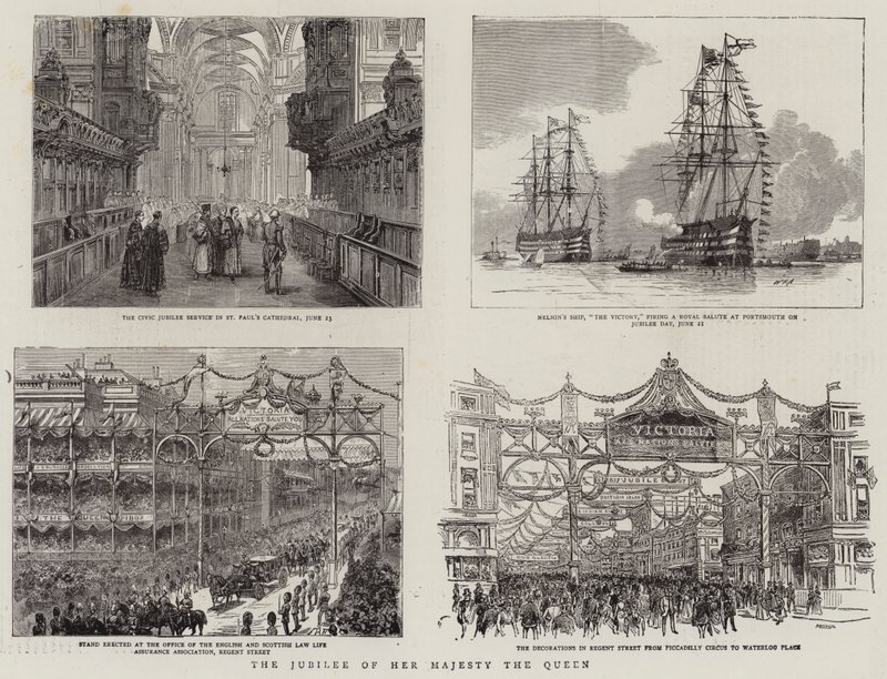 The Jubilee of Her Majesty the Queen by William Edward Atkins
